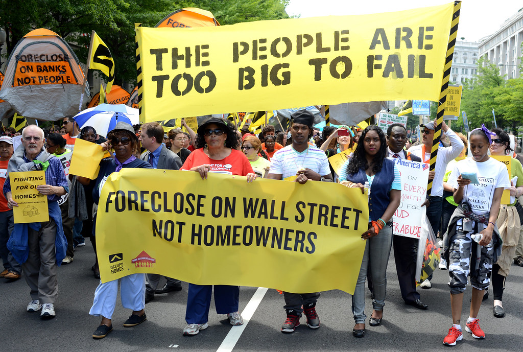Foreclosure march